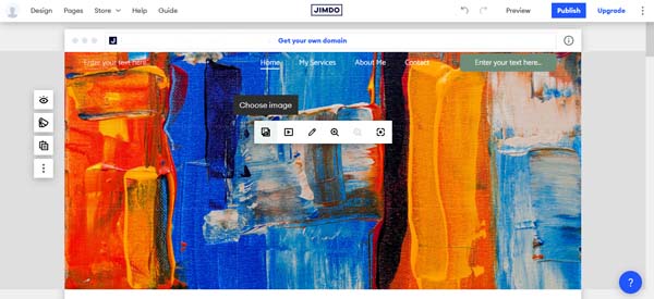 How to make a Jimdo website.
