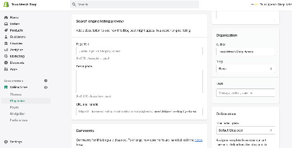 Shopify SEO.