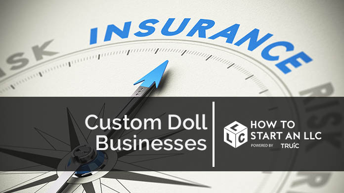 Compass needle pointing towards blue insurance logo