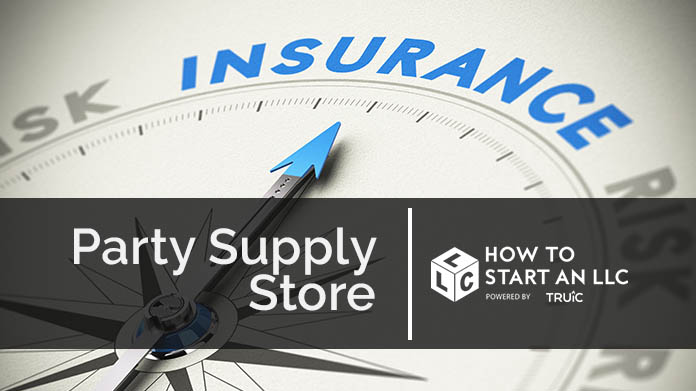 Compass needle pointing towards blue insurance logo